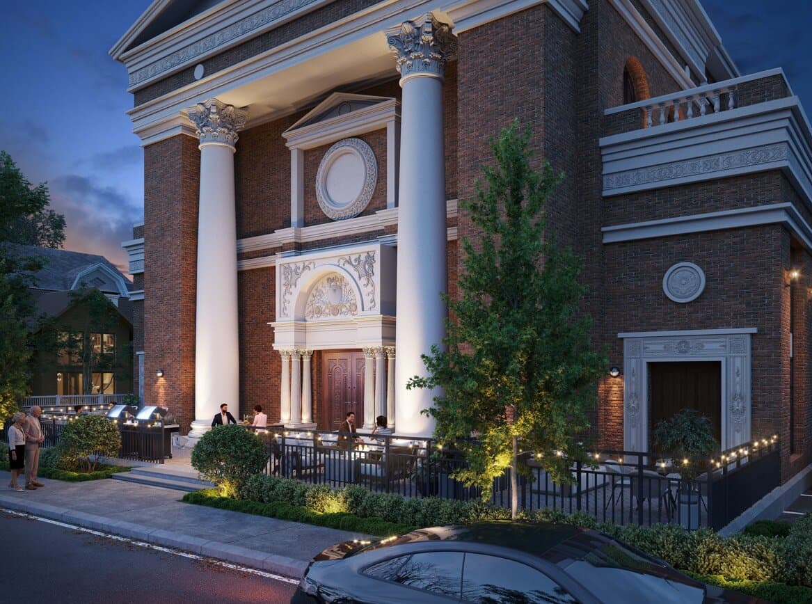 Corinthian front view